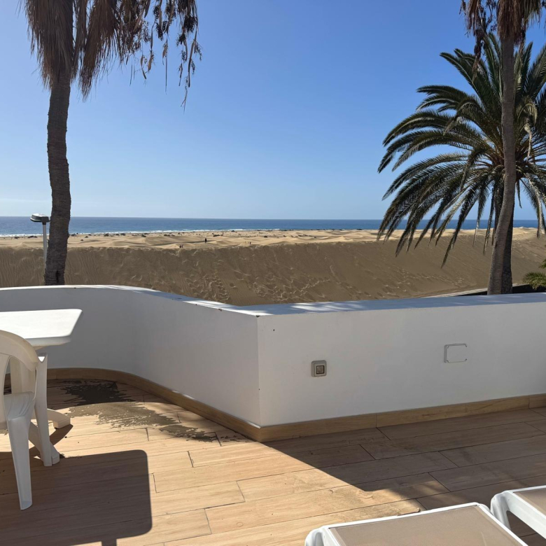 Un apartamento de ensueño ubicado directamente en las dunas de Playa del Inglés