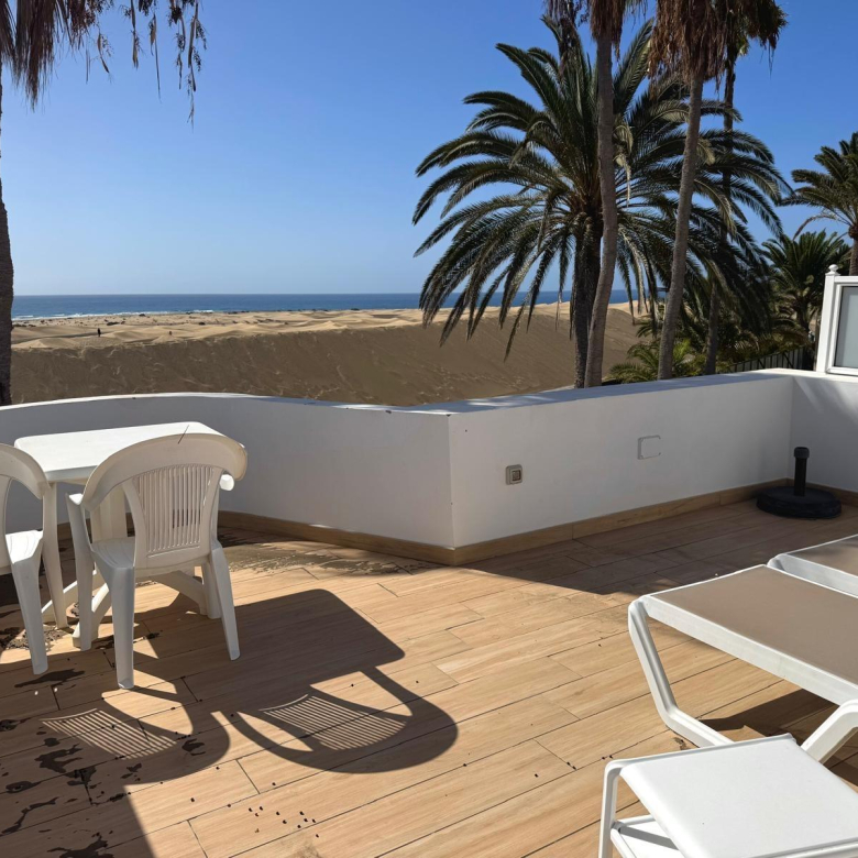Un apartamento de ensueño ubicado directamente en las dunas de Playa del Inglés