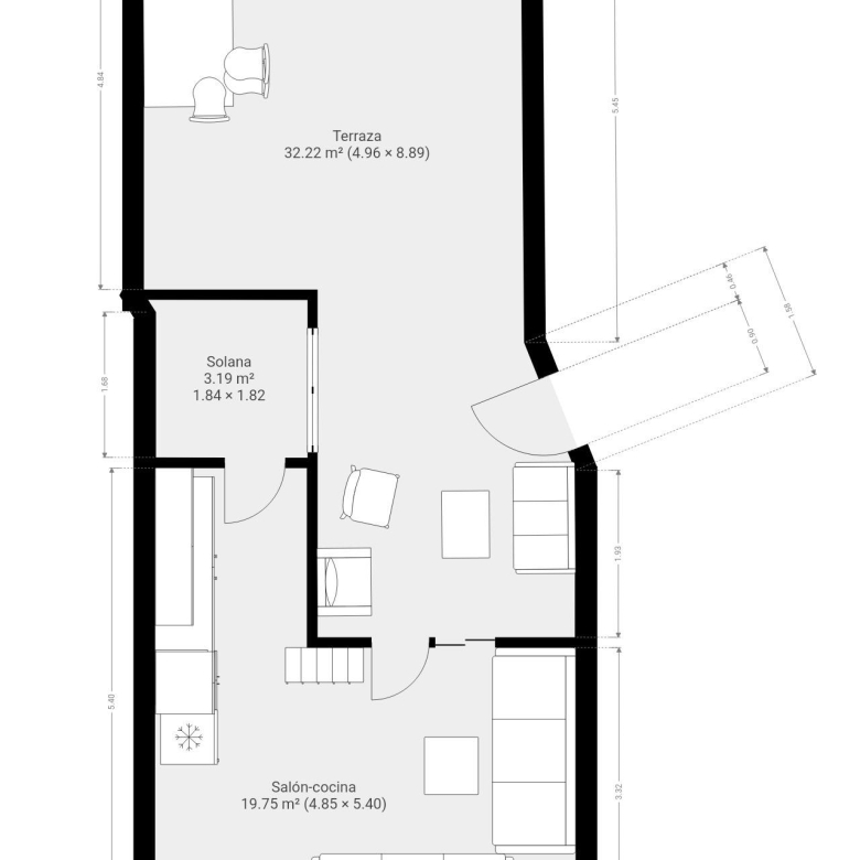Atractivo dúplex en Sonnenland club II de 1 dormitorio