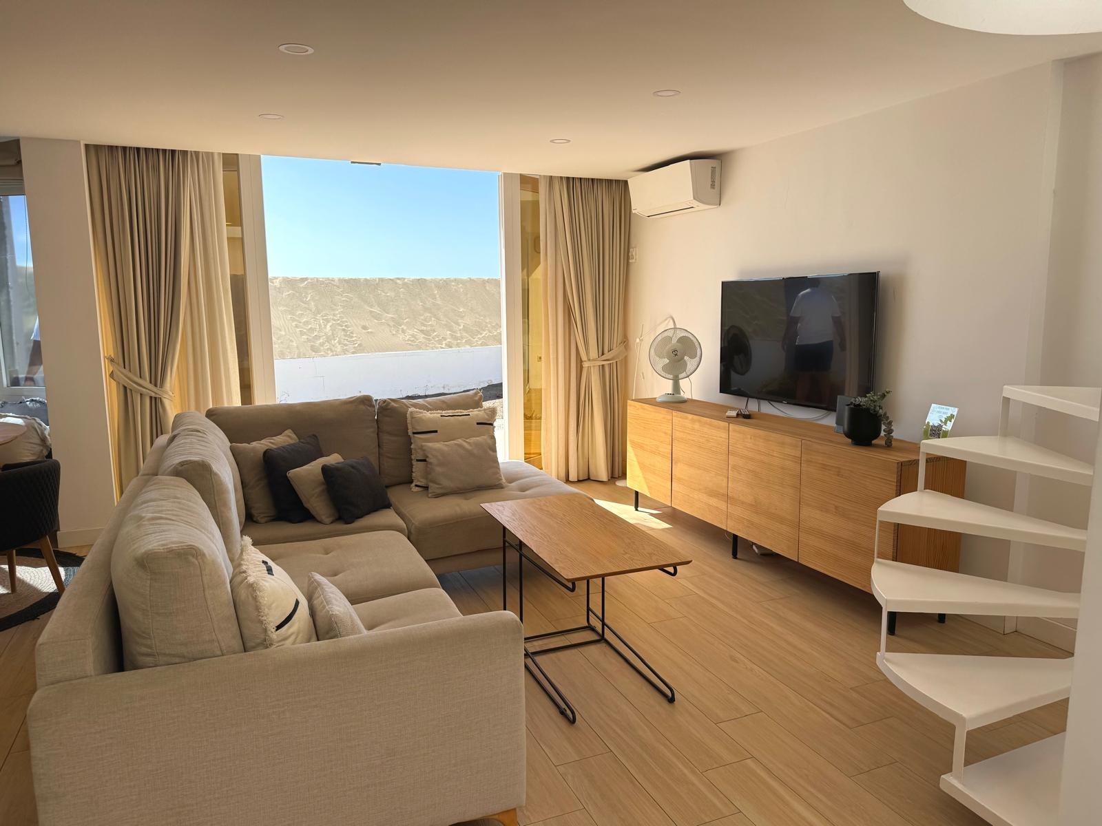 Un apartamento de ensueño ubicado directamente en las dunas de Playa del Inglés