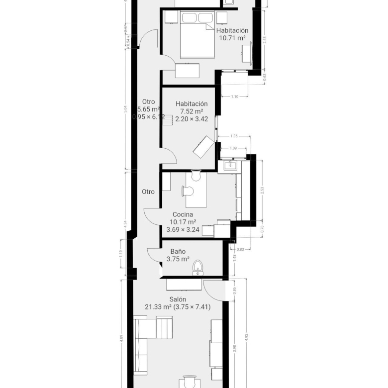 Ready to Move In! Bright 3-Bedroom Apartment with Garage and 2 Bathrooms