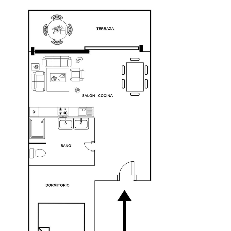 AMPLIO Y MODERNO APARTAMENTO CON TERRAZA Y VISTAS DESPEJADAS
