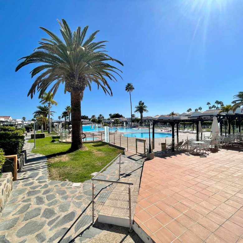 Bungalow con piscina comunitaria en Campo Internacional, Maspalomas