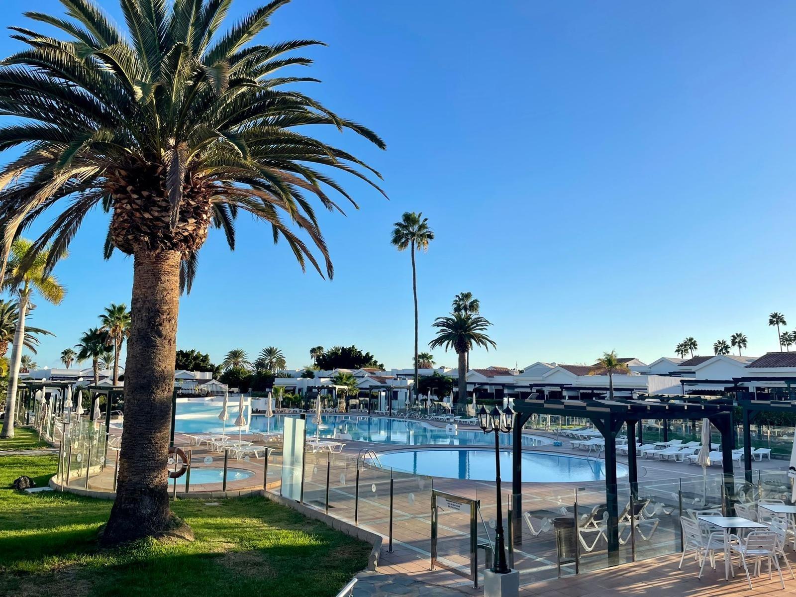 Bungalow con piscina comunitaria en Campo Internacional, Maspalomas