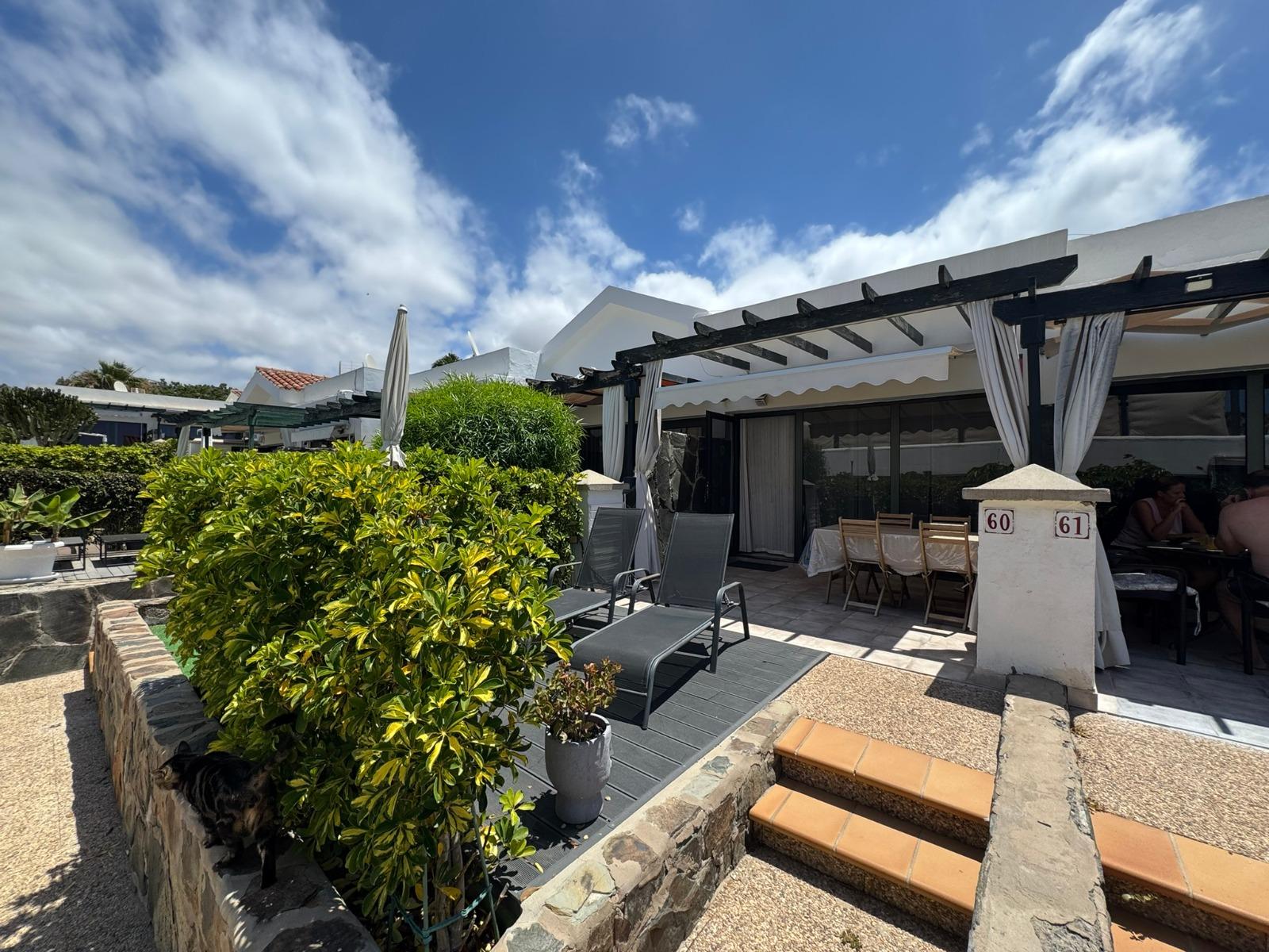 Bungalow con piscina comunitaria en Campo Internacional, Maspalomas